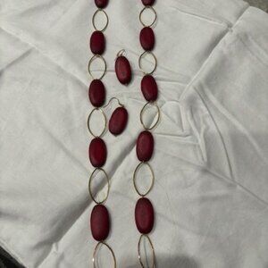 Red Necklace set